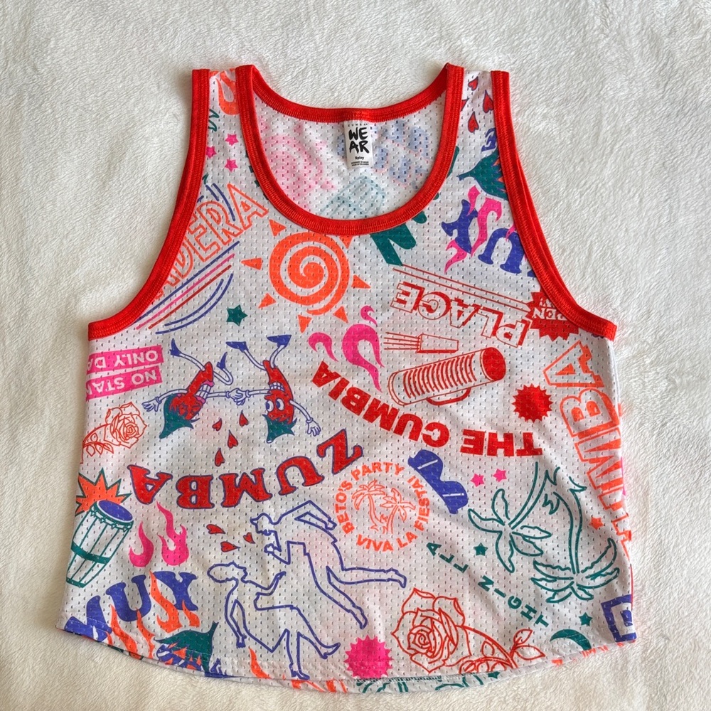 Zumba Colorful Graphic Tank Top